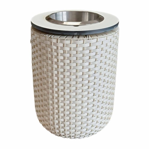 COOTAB Cooler Table LONDON Beistelltisch mit Edelstahl-Kühler - Champagner