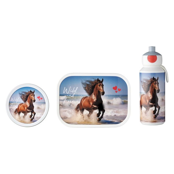 Mepal CAMPUS Lunchset Wild Horse 3-teilig