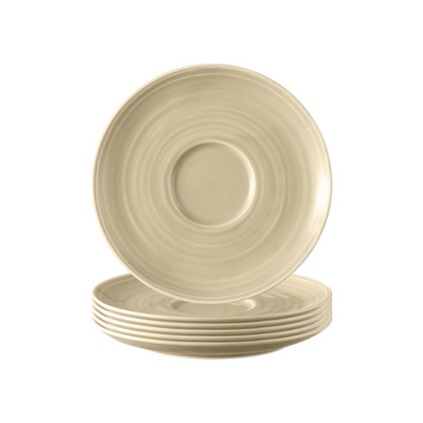 Seltmann Weiden Terra Kombi-Untertasse ø 16,1 cm sandbeige 6er Set - DS