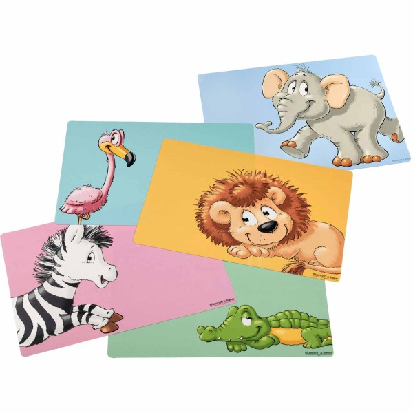 Ritzenhoff & Breker HAPPY ZOO Tiermotive Platzset Tischset 5er Set