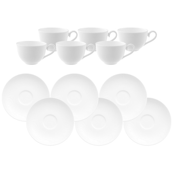 Villeroy & Boch Royal Kaffeetasse mit Untertasse 200 ml 6er Set - DS