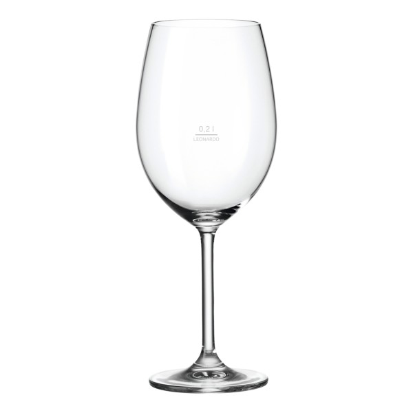 Leonardo DAILY Rotweinglas 0,2 l geeicht "Gastro-Edition"
