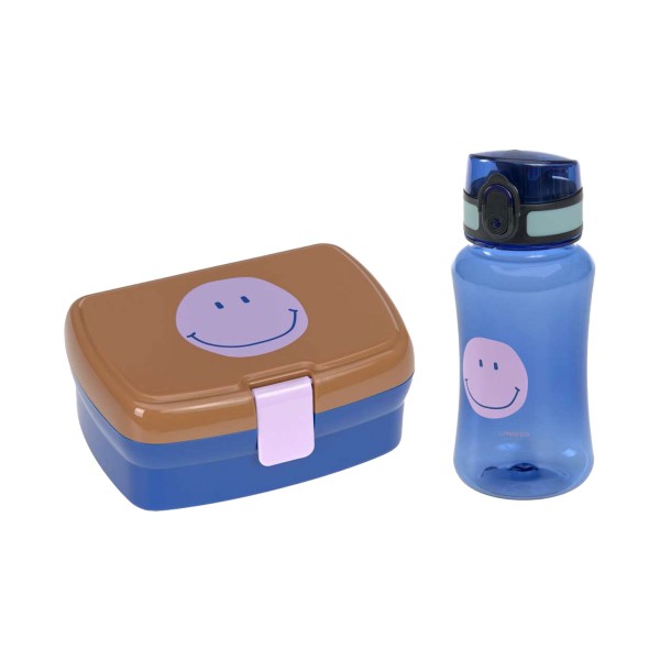 Lässig Little Gang Lunchset Smile Karamell