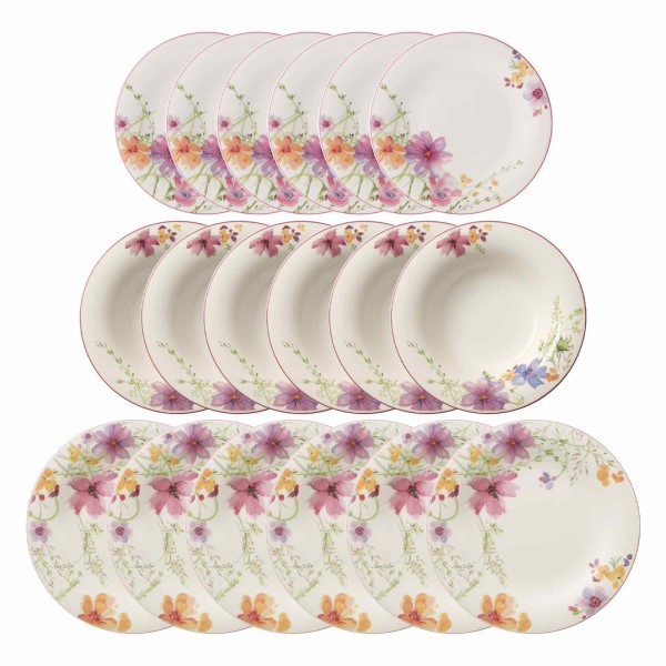 Villeroy & Boch Mariefleur Basic Teller-Set 18-teilig