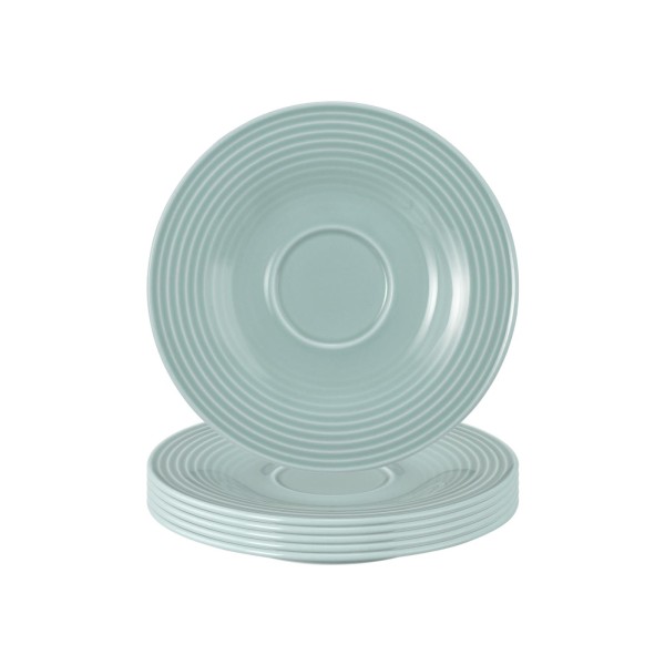 Seltmann Weiden Beat Color Glaze Untertasse ø 13,7 cm 6er Set - Arktisblau - DS