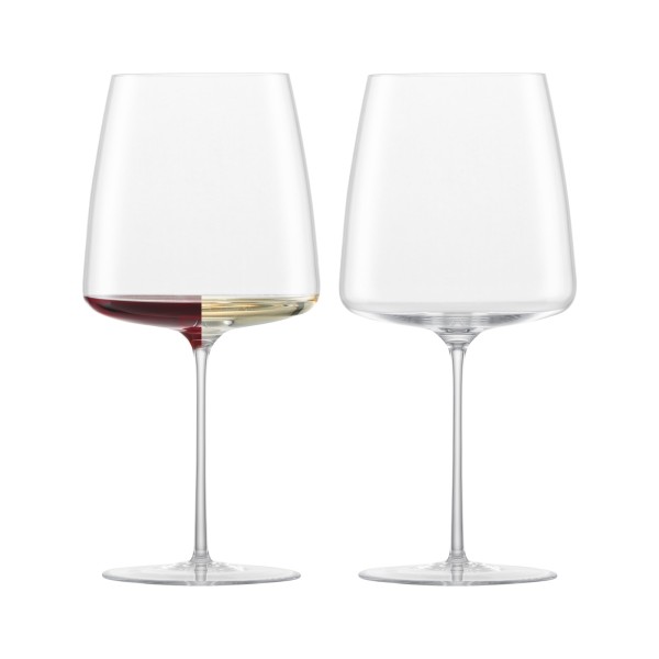 Zwiesel Glas SIMPLIFY Rotweinglas samtig & üppig 2er Set