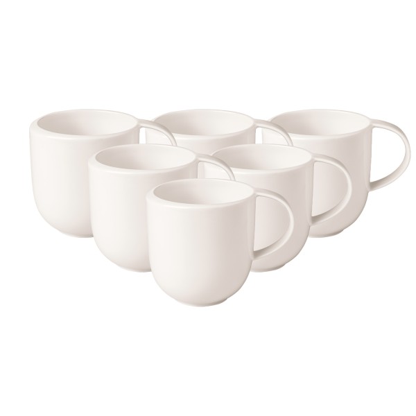 Villeroy & Boch NewMoon Becher mit Henkel 390 ml 6er Set