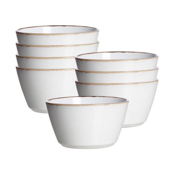 Ritzenhoff & Breker Visby Müslischale ø 14 cm 8er Set weiß - DS