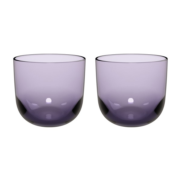 like. by Villeroy & Boch Like Glass Wasserglas 280 ml 2er Set Lavender - DS