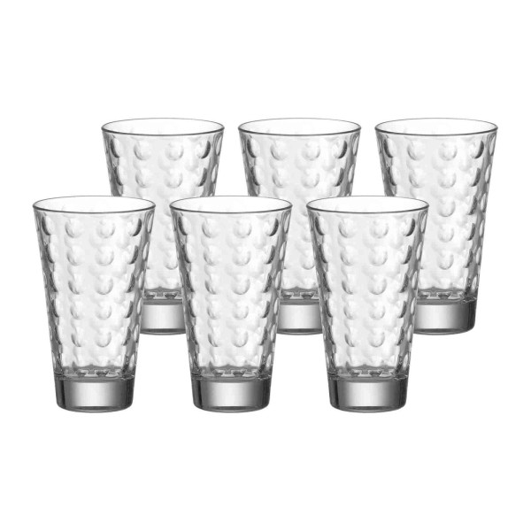 Leonardo OPTIC Trinkglas groß 300 ml 6er Set