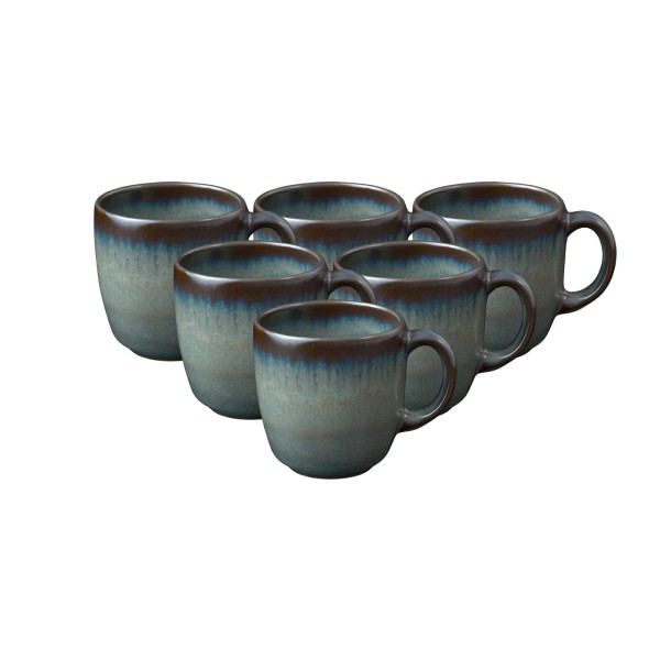 like. by Villeroy & Boch Lave gris Kaffeetasse 190 ml 6er Set - DS