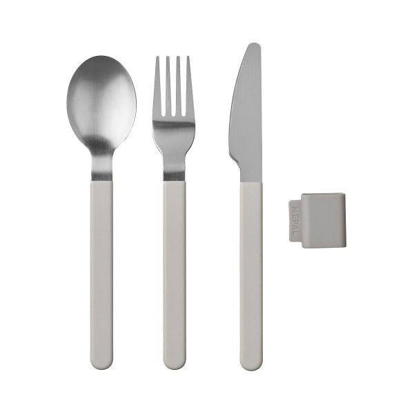 Mepal SILUETA Besteck-Set 3-teilig Nordic White