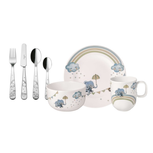 Villeroy & Boch Walk like an Elephant Kindergeschirr Set 7-teilig