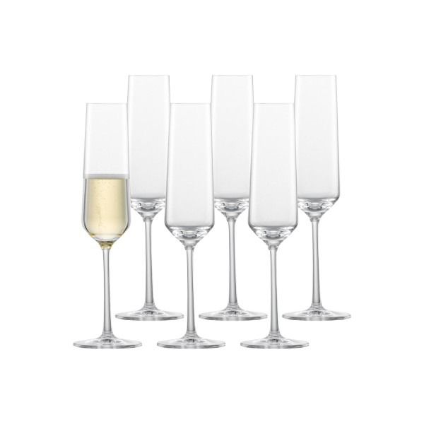 Zwiesel Glas PURE Sektglas 6er Set