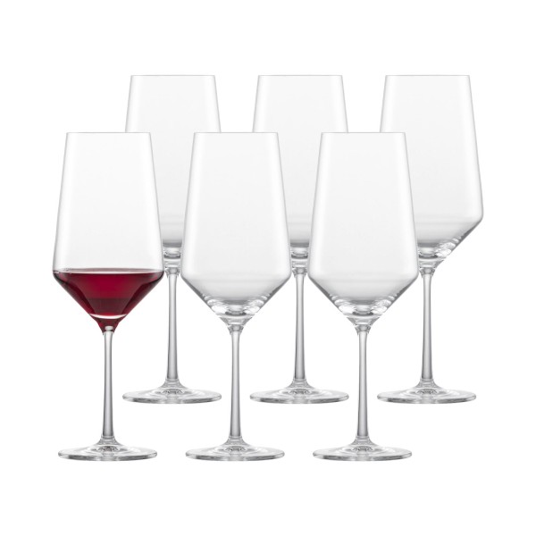 Zwiesel Glas PURE Bordeaux Rotweinglas 6er Set