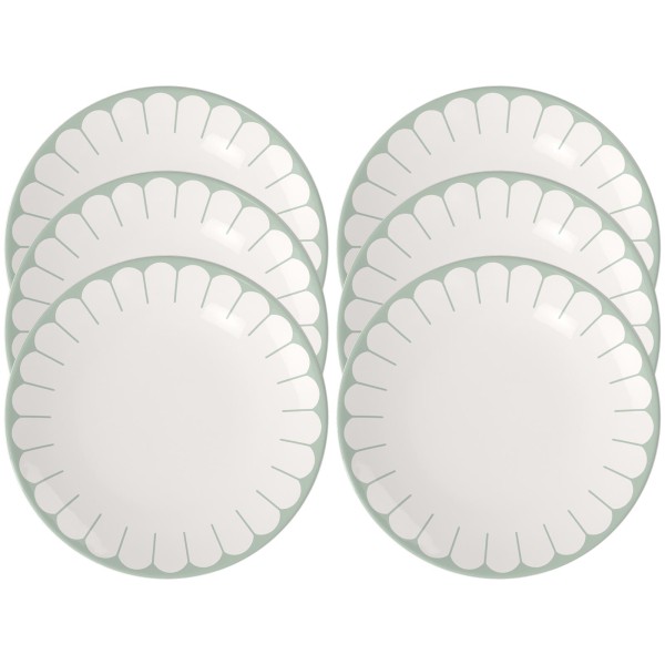 Villeroy & Boch Fleur Vert Speiseteller ø 26,6 cm 6er Set - DS