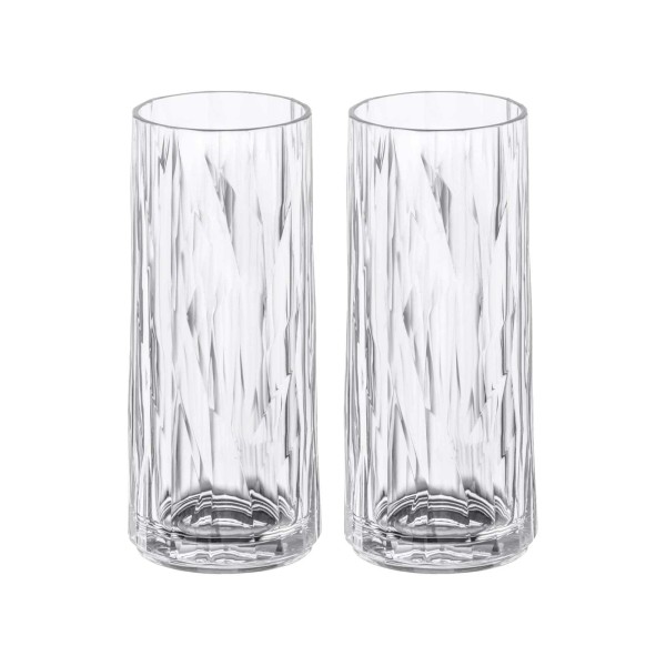 Koziol CLUB NO. 3 Longdrinkglas Superglas 2er Set 250 ml - A