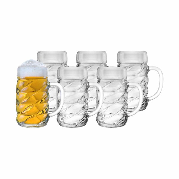 Stölzle Oberglas DIAMOND Bierkrug 0,5 l 6er Set