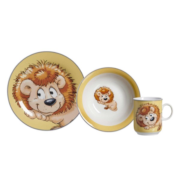 Ritzenhoff & Breker HAPPY ZOO Löwenkind Leo Kindergeschirr Set 3-teilig