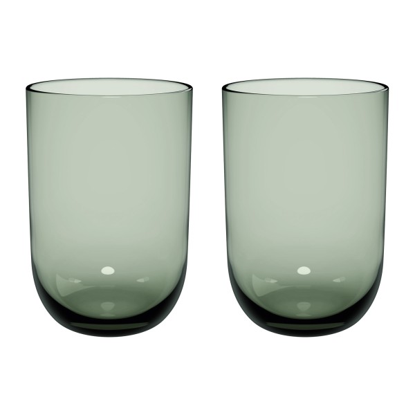 like. by Villeroy & Boch Like Glass Longdrinkbecher 385 ml 2er Set Sage - DS