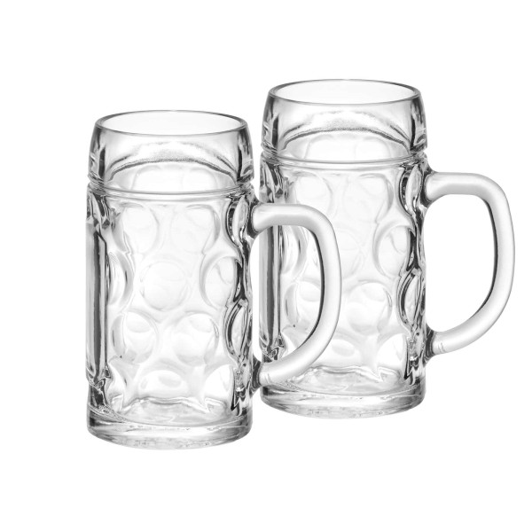 Van Well München Bierkrug 0,5 l geeicht 2er Set
