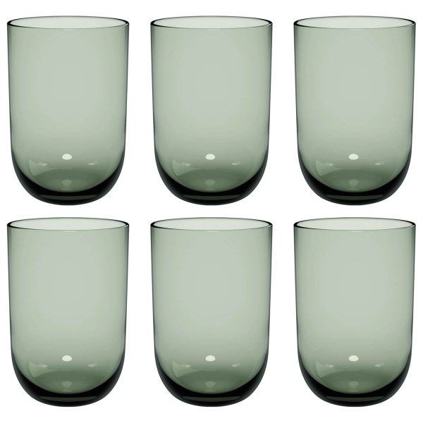 like. by Villeroy & Boch Like Glass Longdrinkbecher 385 ml 6er Set Sage - DS