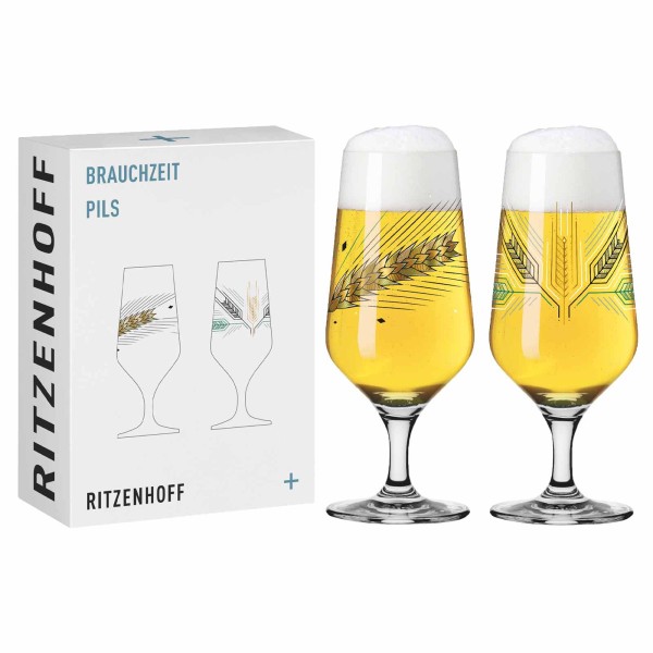 Ritzenhoff Brauchzeit Bierglas 2er Set Gerste