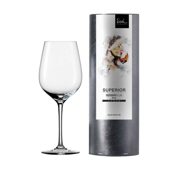 Eisch Superior SensisPlus Rotweinglas in Geschenkröhre