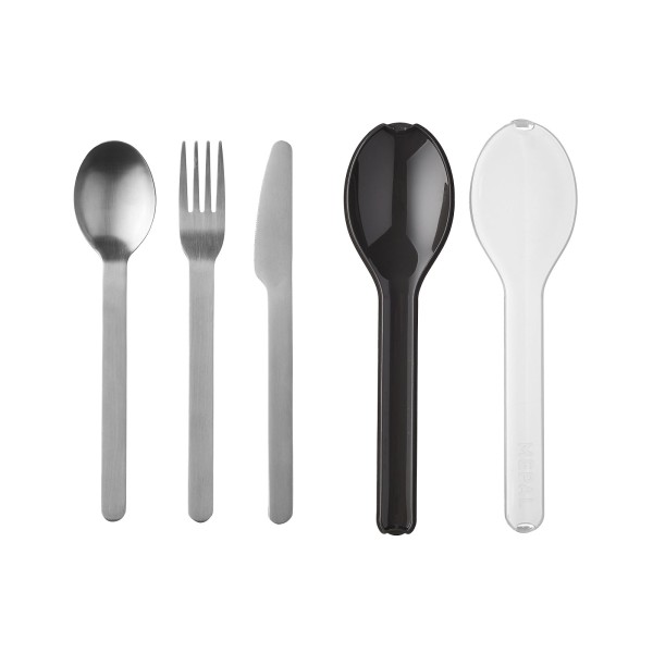 Mepal ELLIPSE Besteck-Set 3-teilig Nordic Black