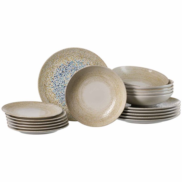 Ritzenhoff & Breker Rimini Teller-Set 18-teilig Sand - DS