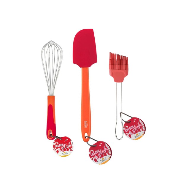 Birkmann Colour Kitchen Backzubehör Set 3-tlg. rot - A