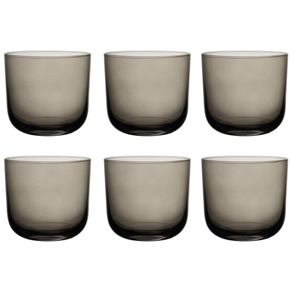 like. by Villeroy & Boch Like Glass Wasserglas 280 ml 6er Set Smoke - DS