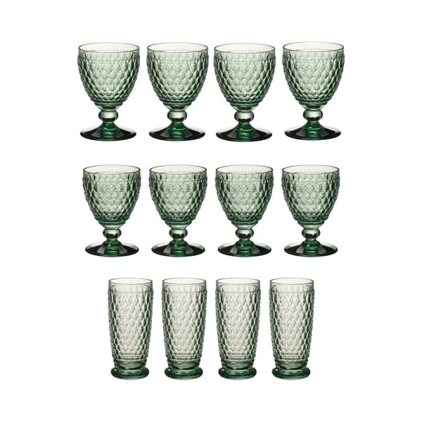 Villeroy & Boch Boston Coloured Wein- & Longdrinkgläser 12er Set grün - DS