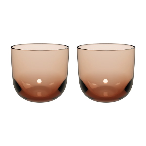 like. by Villeroy & Boch Like Glass Wasserglas 280 ml 2er Set Clay - DS