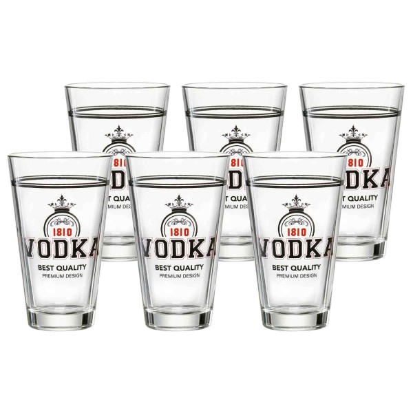 Ritzenhoff & Breker SPIRITS Vodka Becher 330 ml 6er Set