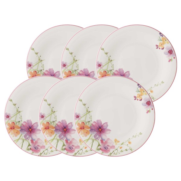 Villeroy & Boch Mariefleur Basic Frühstücksteller ø 21 cm 6er Set