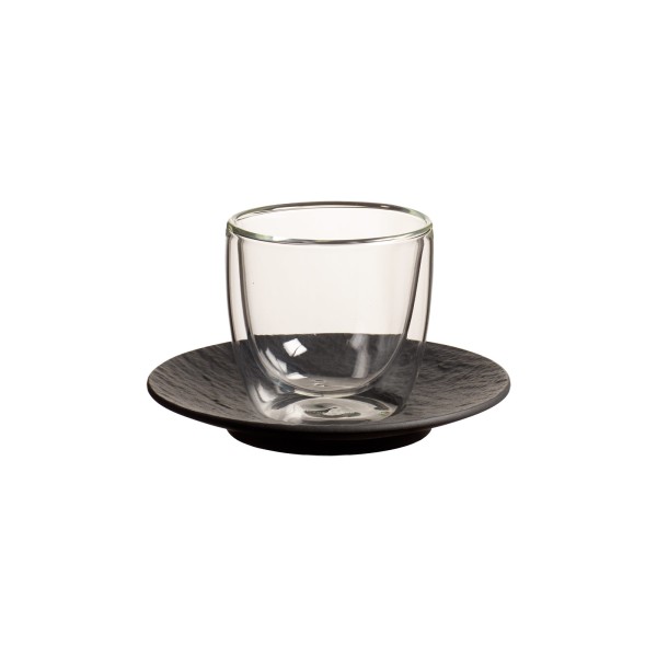 Villeroy & Boch Manufacture Rock Espresso-Set schwarz