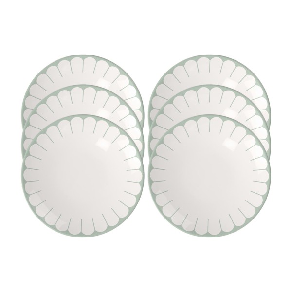 Villeroy & Boch Fleur Vert Frühstücksteller ø 21,2 cm 6er Set - DS