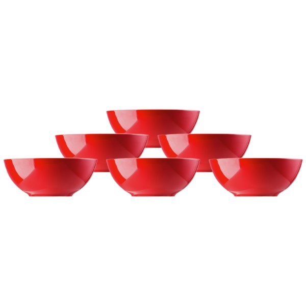 Thomas Sunny Day Müslischale ø 15 cm 6er Set New Red
