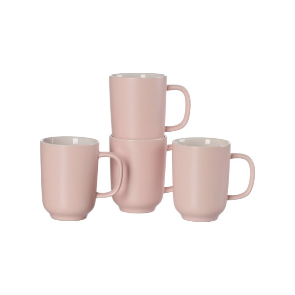 Ritzenhoff & Breker JASPER Kaffeebecher 285 ml 4er Set rosa