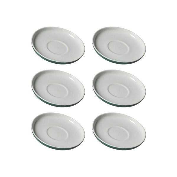 Ritzenhoff & Breker JASPER Espressountertasse ø 10,5 cm grün 6er Set