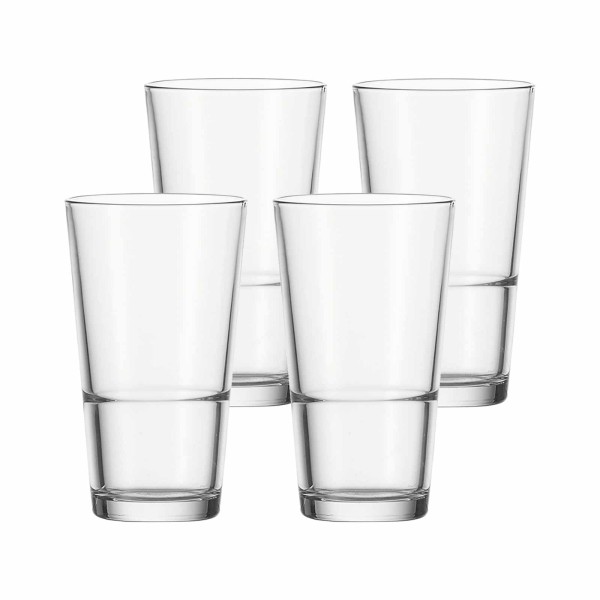 Leonardo EVENT Trinkglas Stapelglas XL 550 ml 4er Set