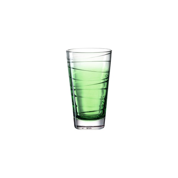 Leonardo VARIO Struttura Trinkglas groß 280 ml grüner Verlauf - A