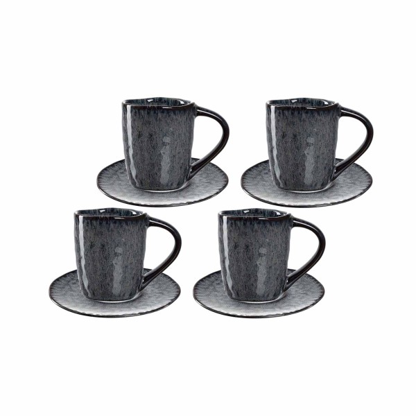 Leonardo MATERA Espresso Set anthrazit 8-teilig