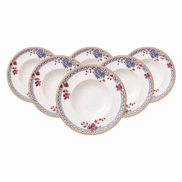 Villeroy & Boch Artesano Provençal Lavendel Suppenteller ø 25,6 cm 6er Set - DS - A