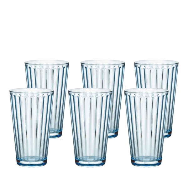 Ritzenhoff & Breker LAWE Trinkglas 400 ml blau 6er Set
