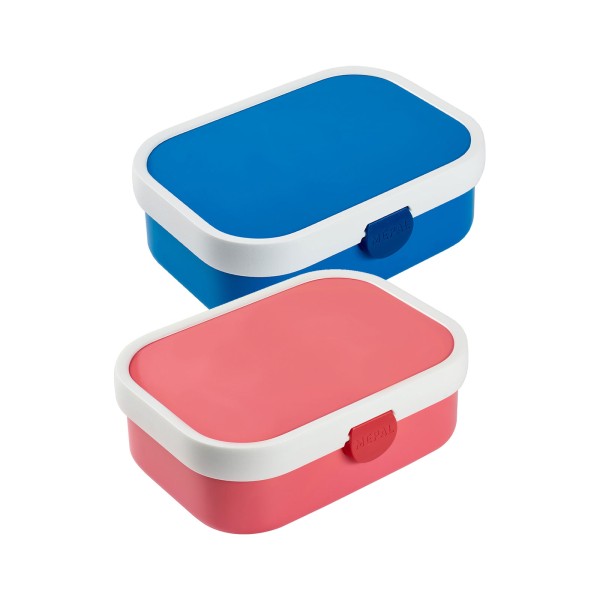 Mepal CAMPUS Brotdose mit Gabel pink & blau 2er Set