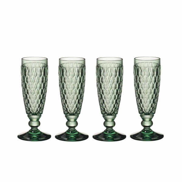 Villeroy & Boch Boston Coloured Sektglas 145 ml grün 4er Set