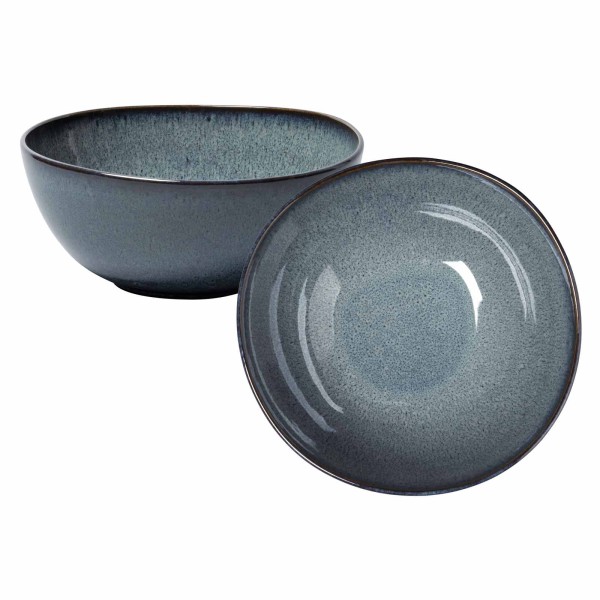 like. by Villeroy & Boch Lave gris Servierschüssel 2,2 l 2er Set - DS