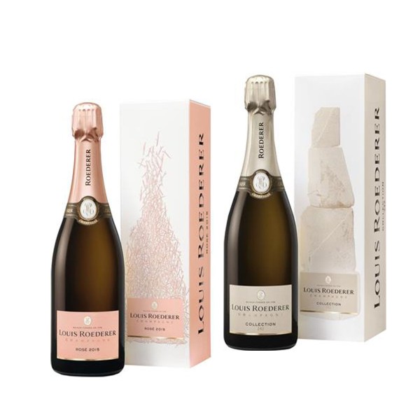 Roederer Champagner 0,75l Rosé + 0,75l Brut Premier Set